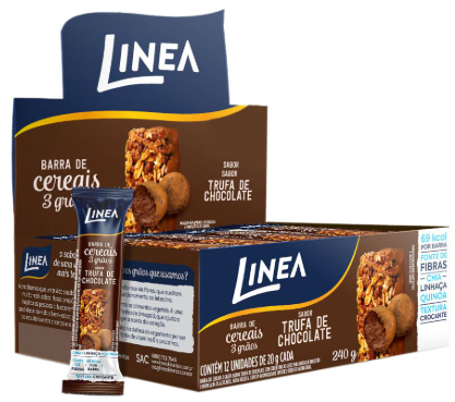 BARRA DE CEREAL LINEA COOKIENS TRUFA CHOCOLATE 20G