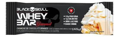 BARRA PROTEICA WHEY BAR GOUMERT 45G CHOCOLATE BRANCO