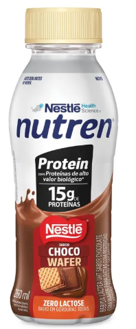BEB.LACTEA NUTREN PROTEIN15G 260ML Z.LAC.CHOCO WAFER 25% GTS