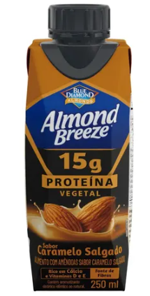 BEB.VEGETAL ALMOND BREEZE WHEY 15G 250ML CARAMELO SALGADO