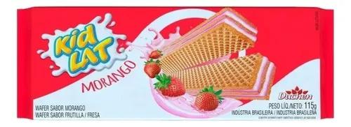 BISCOITO KIDLAT WAFER 115G MORANGO