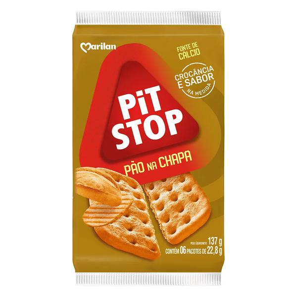 BISCOITO MARILAN PITSTOP 137G PAO NA CHAPA