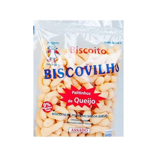 BISCOITO POLVILHO BISCOVILHO 80G PALITOS QUEIJO