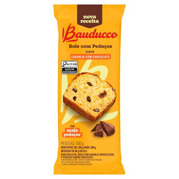BOLO BAUDUCCO 200G LARANJA C/CHOCOLATE