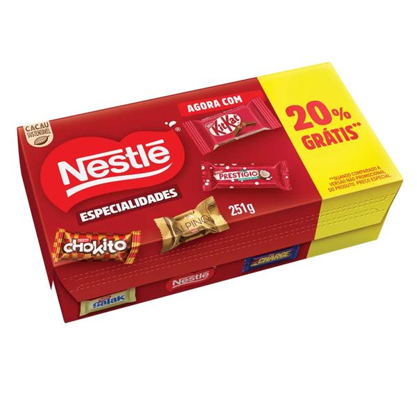 BOMBOM NESTLE ESPECIALIDADES 251G 20% GRATIS