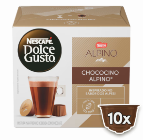 CAPSULA DOLCEGUSTO 10UN ESP.CHOCCOCINO ALPINO