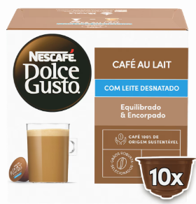 CAPSULA DOLCEGUSTO 10UN REG.CAFE AU LAIT DESNATADO