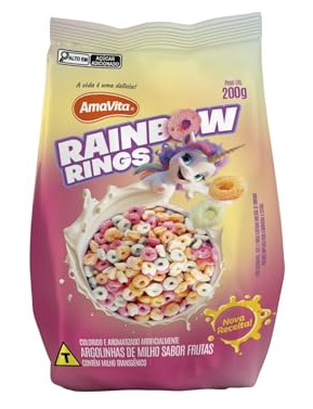 CEREAL AMAVITA RAINBOW RINGS 200G