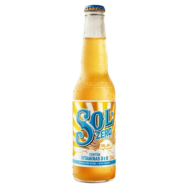 CERVEJA L.NECK SOL PREMIUM 330ML ZERO ALCOOL