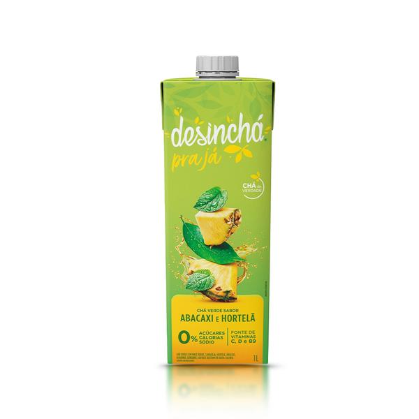 CHA VERDE DESINCHA TP 1L ABACAXI HORTELA