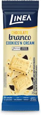 CHOCOLATE LINEA 75G COOKIE CREAM ZERO ACUCAR