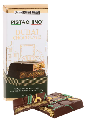 CHOCOLATE PISTACHINO 80G MEIO AMARGO/PISTACHE