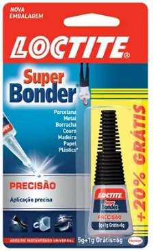 COLA SUPER BONDER 5G PRECISAO 20%GRATIS
