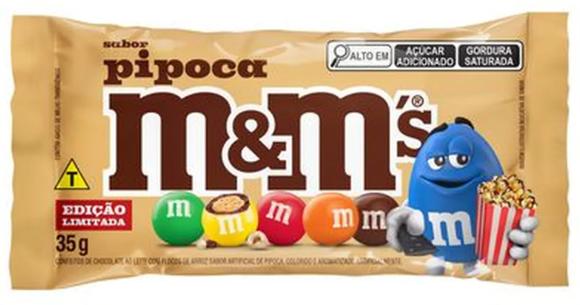 CONFEITO M&M 35G PIPOCA