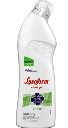DESINF.LYSOFORM 500ML BRUTO CLORO GEL
