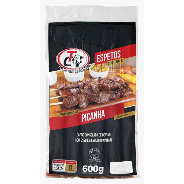 ESPETOS T.CARNES 600G PICANHA