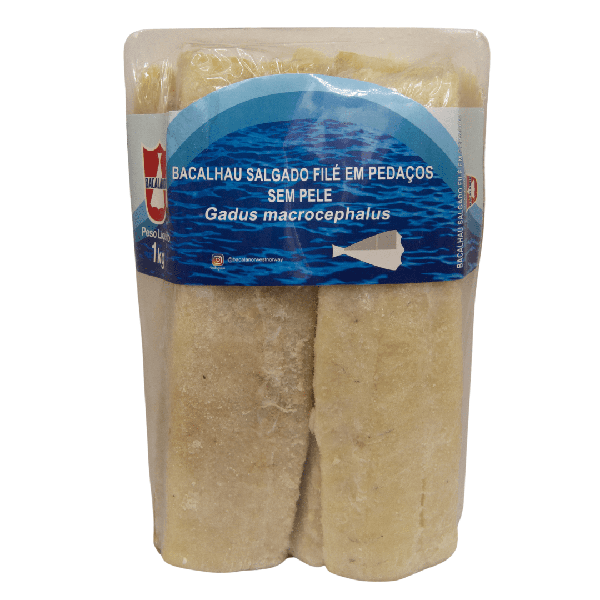 FILE DE BACALHAU PED S/PELE KUKAMAR 1KG
