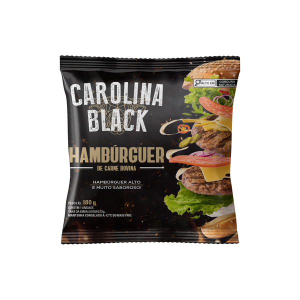 HAMBURGUER PICANHA CAROL.BLACK 180G