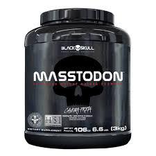HIPERCALORICO BLACK SKULL MASSTODON 3KG REFIL BAUNILHA