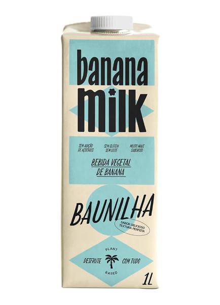 LEITE BANANA MILK TP 1L BAUNILHA