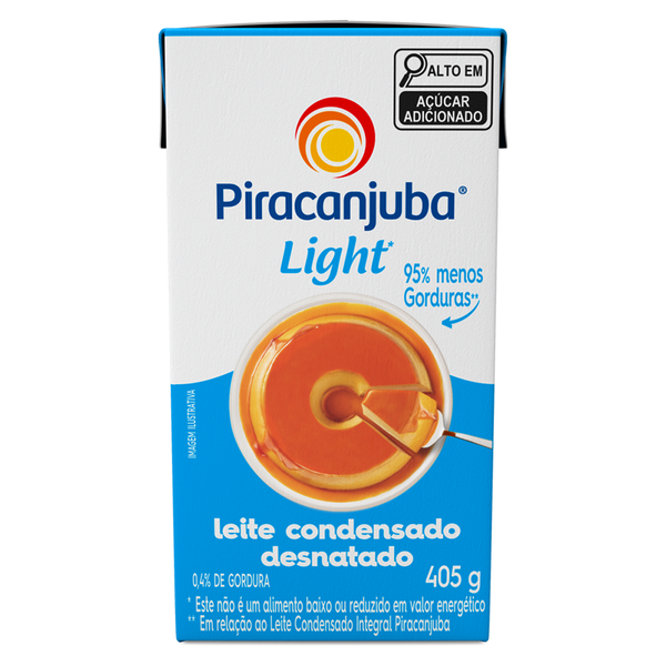 LEITE CONDENSADO PIRACANJUBA TP 395G LIGHT