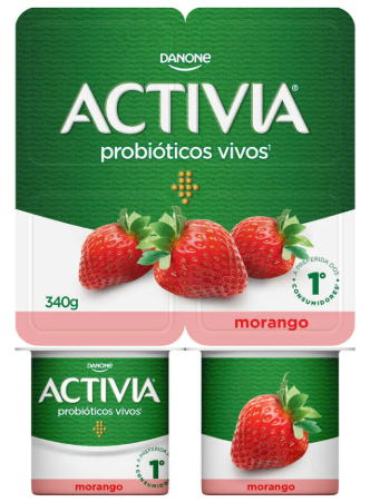 LEITE FERM.ACTIVIA 340G MORANGO