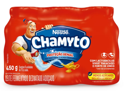 LEITE FERMENTADO CHAMYTO 450G 6UN TRAD