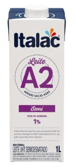 LEITE ITALAC 1L A2 SEMIDESNATADO