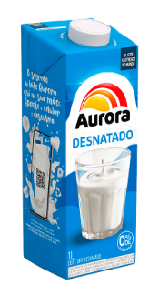LEITE LV AURORA DESNATADO 1L