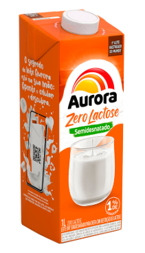 LEITE LV AURORA SEMIDESNATADO 1L Z.LACTOSE