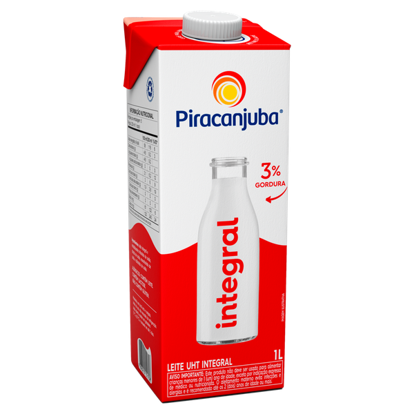 LEITE PIRACANJUBA EDGE INTEGRAL 1L