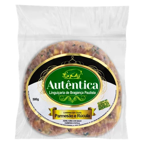 LINGUICA AUTENTICA 400G PARMESAO/RUCULA