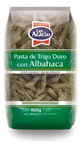 MACARRAO LAS ACACIAS 400G PENNE MANJERICAO