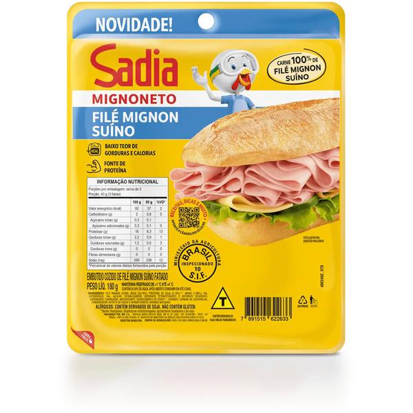 MIGNONETO SADIA 180 FATIADO