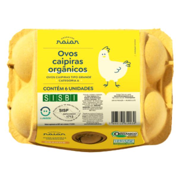 OVOS RAIAR CAIPIRA 6UN ORGANICO