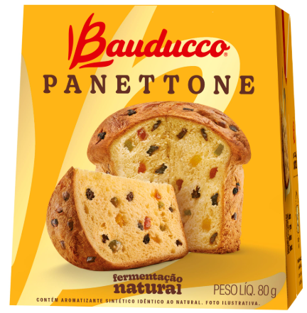 PANETTONE BAUDUCCO 80G FRUTAS