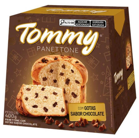 PANETTONE TOMMY 400G GOTAS CHOC.