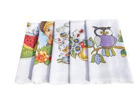 PANO DE PRATO DOZA BAINHA ESTAMPADO