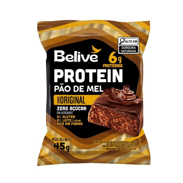 PAO DE MEL PROTEIN BELIVE 45G
