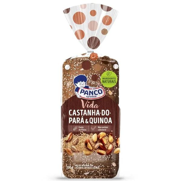 PAO PANCO VIDA 350G CASTANHA PARA/QUINOA