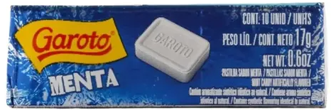 PASTILHA GAROTO MENTA 17G