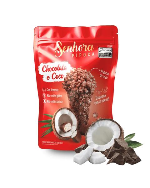 PIPOCA ARTESANAL SENHORA 90G CHOCOLATE/COCO