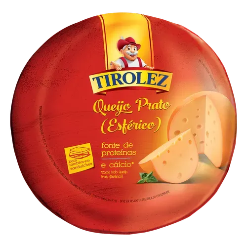 QUEIJO TIROLEZ PRATO ESFERICO KG FATIADO