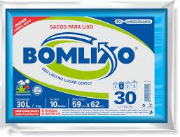 SACO LIXO BOM REF.030LTS AZUL