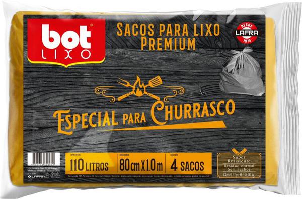 SACO LIXO BOTLIXO CHURRASCO 110LTS.