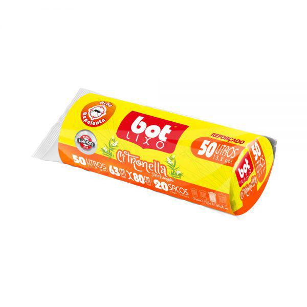 SACO LIXO BOTLIXO REF.CITRONELA 50LTS