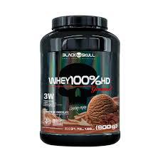 SUPLEMENTO WHEY BLACK SKULL 100% HD 900G POTE CHOCOLATE