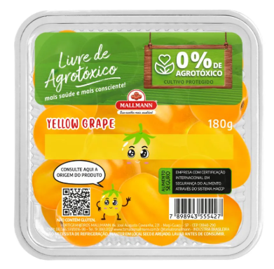 TOMATE GRAPE AMARELO BDJ 180G