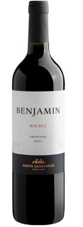 VINHO BENJAMIN 750ML MALBEC SUAVE