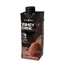WHEY DRINK BLACK SKULL 250ML SORVETE DE CHOCOLATE